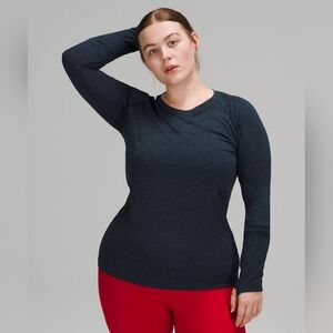 Swiftly Tech Long Sleeve Shirt 2.0 Ink Blue/True Navy Size 18